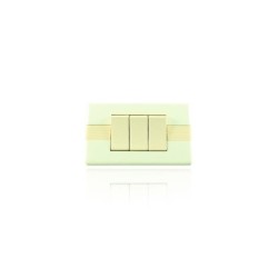 Abitare Interruptor Triple Marfil  13013 3013