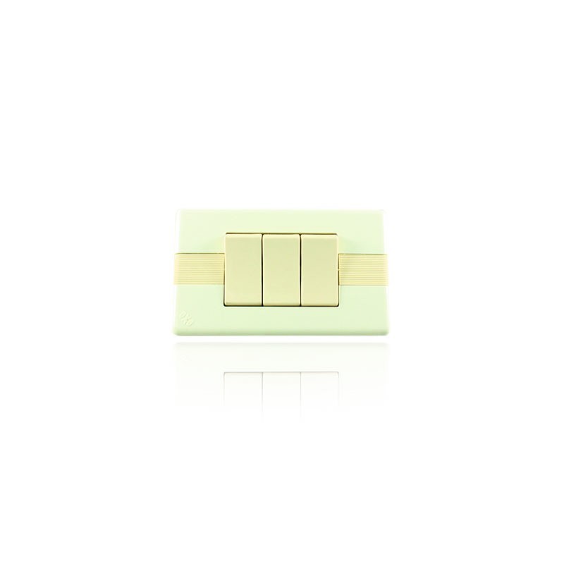 Abitare Interruptor Triple Marfil  13013 3013