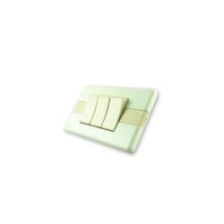 Abitare Interruptor Triple Marfil  13013 3013