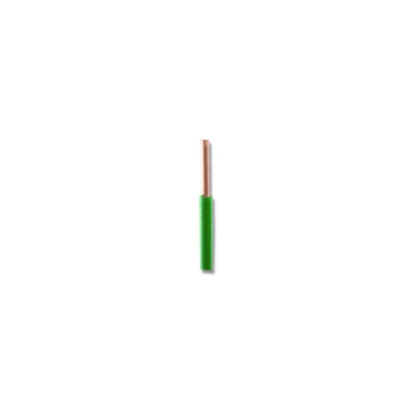 Alambre de Cobre Aislado THHN No  8 Verde  31353140005 Cortas de 50 Metros