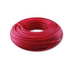 Alambre de Cobre Aislado THHN No 10 Rojo  31353100003 Cortas de 50 Metros