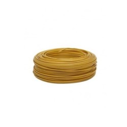 Alambre de Cobre Aislado THHN No 12 Amarillo  8712 Cortas de 50 Metros