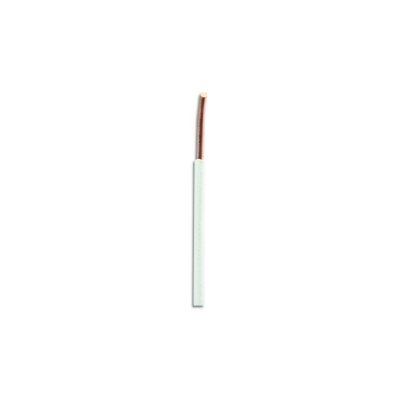 Alambre de Cobre Aislado THHN No 12 Blanco  31353080502 Cortas de 50 Metros