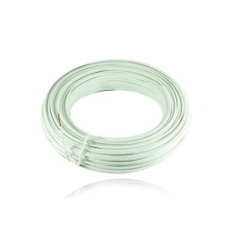 Alambre de Cobre Aislado THHN No 12 Blanco  31353080502 Cortas de 50 Metros