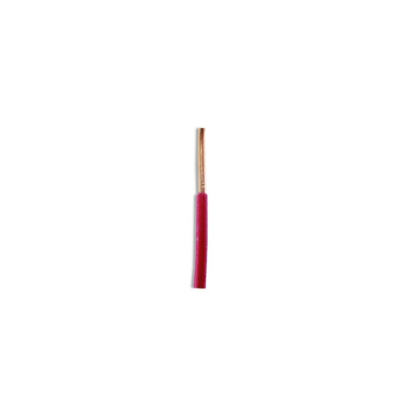 Alambre de Cobre Aislado THHN No 12 Rojo  31353080503 Cortas de 50 Metros