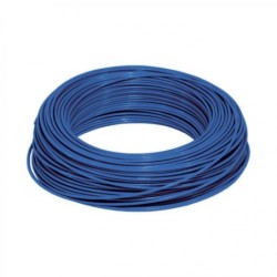 Alambre de Cobre Aislado THHN No 14 Azul  8714 Cortas de 50 Metros