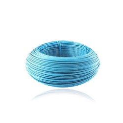 Alambre de Cobre Aislado THHN No 14 Azul  31353060004 Cortas de 50 Metros