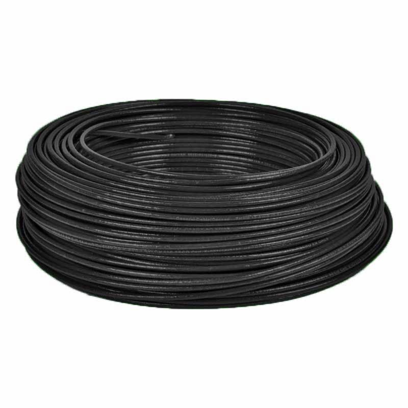 Alambre de Cobre Aislado THHN No 14 Negro  31353060001 Cortas de 50 Metros