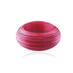 Alambre de Cobre Aislado THHN No 14 Rojo  8714 Cortas de 50 Metros