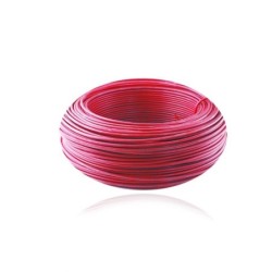 Alambre de Cobre Aislado THHN No 14 Rojo  31353060003 Cortas de 50 Metros