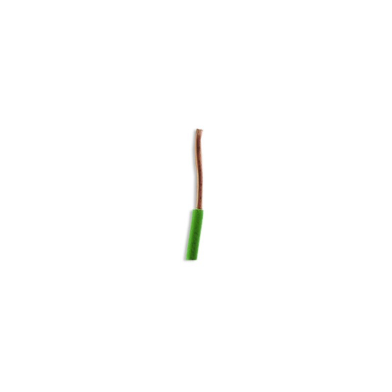 Alambre de Cobre Aislado THHN No 14 Verde  31353060005 Cortas de 50 Metros