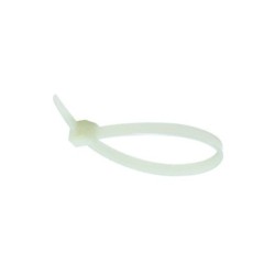Amarre Plastico 10x2.5mm BLANCO Paquete X 100 Unidades