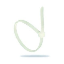 Amarre Plastico 30x4.8mm BLANCO Paquete X 100 Unidades