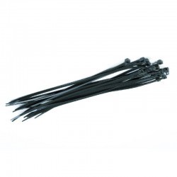 Amarre plastico 37x7.6mm NEGRO paquete X 100 unidades extra resistentes