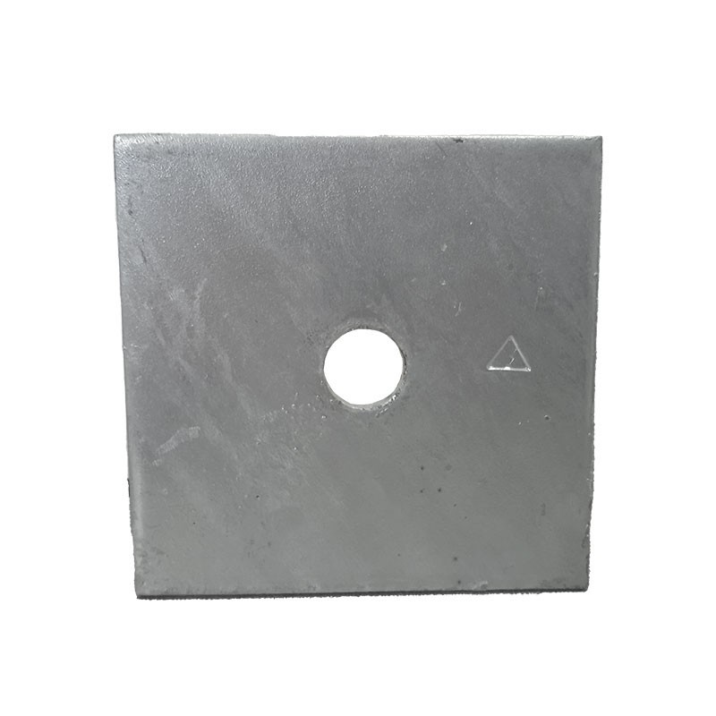 Arandela Cuadrada Plana de 4 x 4 x 5/8 Pl  1/4 ARC34