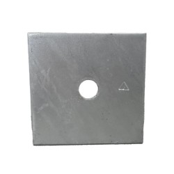 Arandela Cuadrada Plana de 4 x 4 x 5/8 Pl  1/4 ARC34