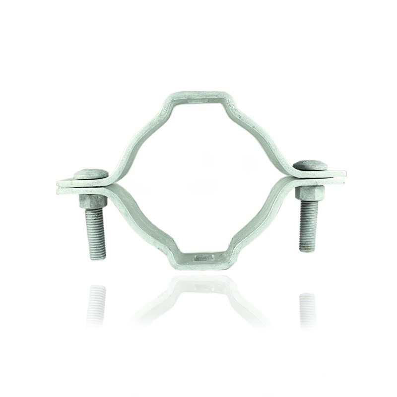 Abrazadera o Collarin de 2  Dos Salidas  5 - 6 Platina  1/4 Pulgada 140 mm   CL 1404