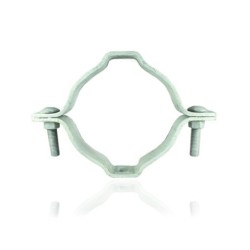 Abrazadera o Collarin de 2  Dos Salidas  7 - 8 Platina  1/4 Pulgada 180 mm   CL 1803