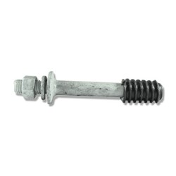 Espigo Cruceta Metalica de 5-8 x  5 Pulgada Largo Total 6 1-2 Pulgada Rosca Nylon 1 Pulgada ESPN