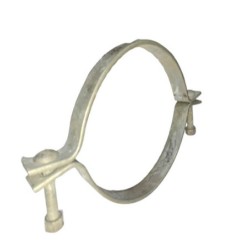 Abrazadera o Collarin Liso de 11 - 12 Platina  1/4 Pulgada Bajo Silicio 280 mm   CL 2801
