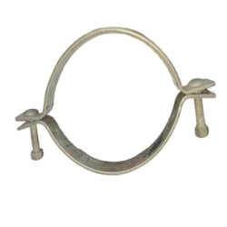 Abrazadera o Collarin Liso de 11 - 12 Platina  1/4 Pulgada Bajo Silicio 280 mm   CL 2801
