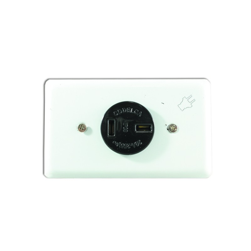 Toma Incrustar  2X20AMP 250V-2X4                  C013