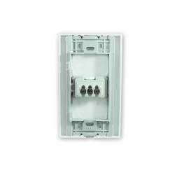 Interruptor sencillo Blanco Conmutable Marca Astral Empotrable Pared PT144104B