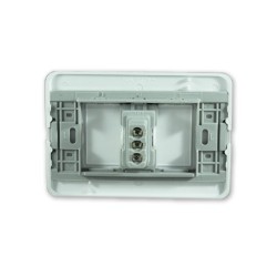 Interruptor Sencillo Blanco Marca Ultra Empotrable Para Pared PT144120SB