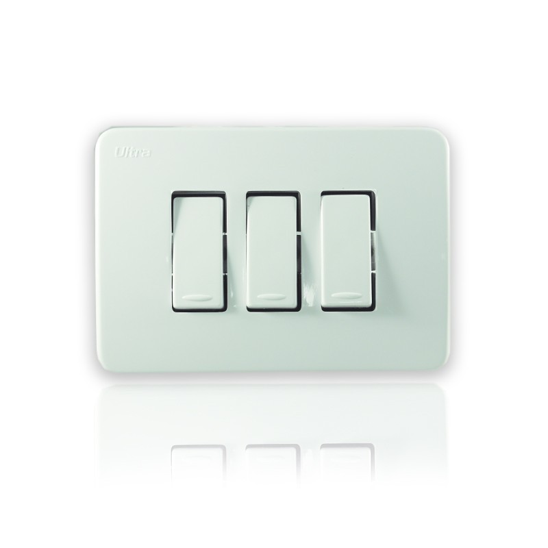 Ultra Interruptor Triple Blanco  PT144122SB