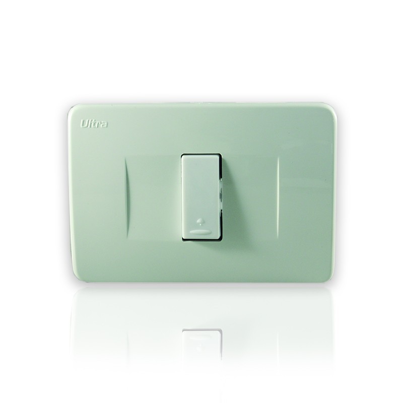 Pulsador Electrico Sencillo Blanco Ultra PT144126SB
