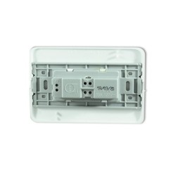Ultra Toma Doble Polo 15A 127V  a Tierra Color Blanco Tipo Ultra 144321SB