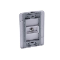 Salida Coaxial Sencilla Tipo Ultra Color Blanco Para Conexiones de Television o Internet  PT144324-SB