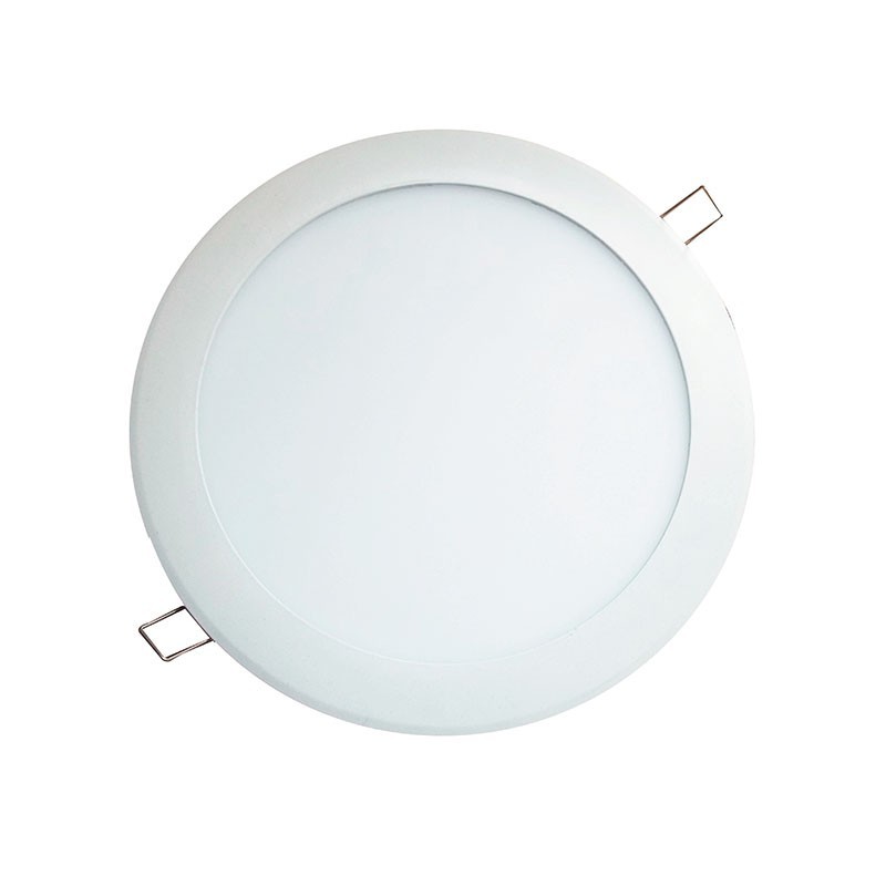 Panel Led  9W Redondo Incrustar-Bala 5 Pulgadas 14.8cm x 14.8cm 6500K DL Luz Dia Blanco  P2433630