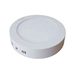 Panel Led 12W Redondo Sobreponer 6 Pulgadas 17cm x 17cm 6500K DL Luz Dia Blanco  P2717936