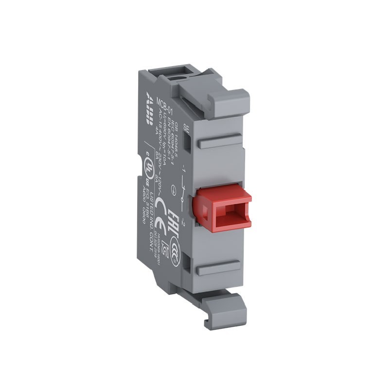 Bloque de Contactos ABB Linea  Modular 22mm 1Nc  1SFA611610R1010