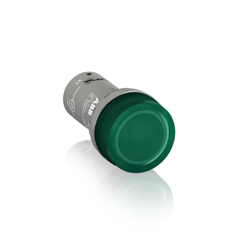Piloto ABB de Señalizacion con Led Incluido de Color Verde 230Vac  1SFA619403R5232CL523G