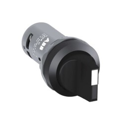 Selector ABB Linea Compacta 2 posiciones Negro 2NO Mantenido  1SFA619201R1026 C2SS210B20
