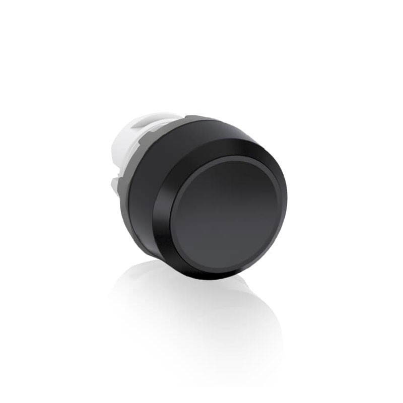 Cabeza ABB de Pulsador Rasante MP1-10B Momentaneo  Negro  1SFA611100R1006