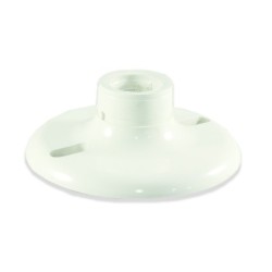Roseta Plastica para Techo o Pared  Base de Fijacion para Lamparas y Accesorios