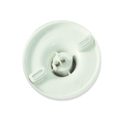 Roseta Plastica para Techo o Pared  Base de Fijacion para Lamparas y Accesorios