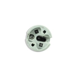 Roseta de Loza Tipo Mogul  Especial para Instalar Bombillos con Rosca Mogul  de Grande  E40
