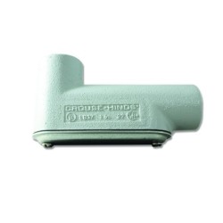 Conduleta CROUSE HINDS Serie 7 NEMA3R Forma- LB  1 Pulg  En Aluminio       640612LB37 CG C TAPA Y EMP