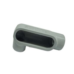 Conduleta CROUSE HINDS Serie 7 NEMA3R Forma- LB   3-4 Pulg  En Aluminio  640611LB27 CG CTAPA Y EMP