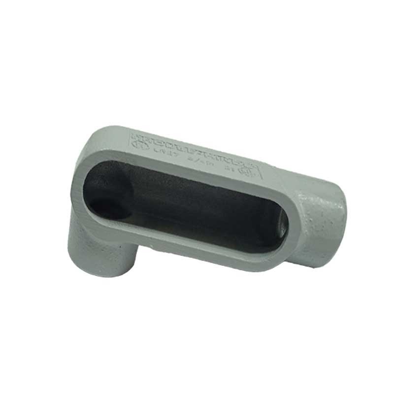 Conduleta CROUSE HINDS Serie 7 NEMA3R Forma- LB   3-4 Pulg  En Aluminio  640611LB27 CG CTAPA Y EMP