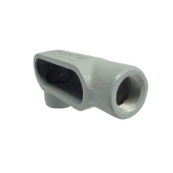 Conduleta CROUSE HINDS Serie 7 NEMA3R Forma- LB   3-4 Pulg  En Aluminio  640611LB27 CG CTAPA Y EMP