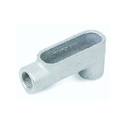 Conduleta CROUSE HINDS Serie 7 NEMA3R Forma- LB   3-4 Pulg  En Aluminio  640611LB27 CG CTAPA Y EMP