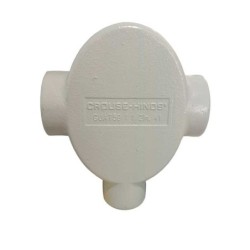 Caja Redonda GUA Redonda  Forma-T de 11-2 Pulg  con Tapa Roscada 5 Pulg   - GUAT59 ALUM