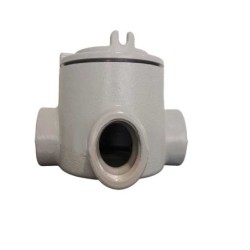 Caja Redonda GUA Redonda  Forma-T de 11-2 Pulg  con Tapa Roscada 5 Pulg   - GUAT59 ALUM