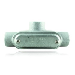 Conduleta CROUSE HINDS Serie 7 NEMA3R Forma- T  1 En Aluminio       640642T37 CG C TAPA Y EMP