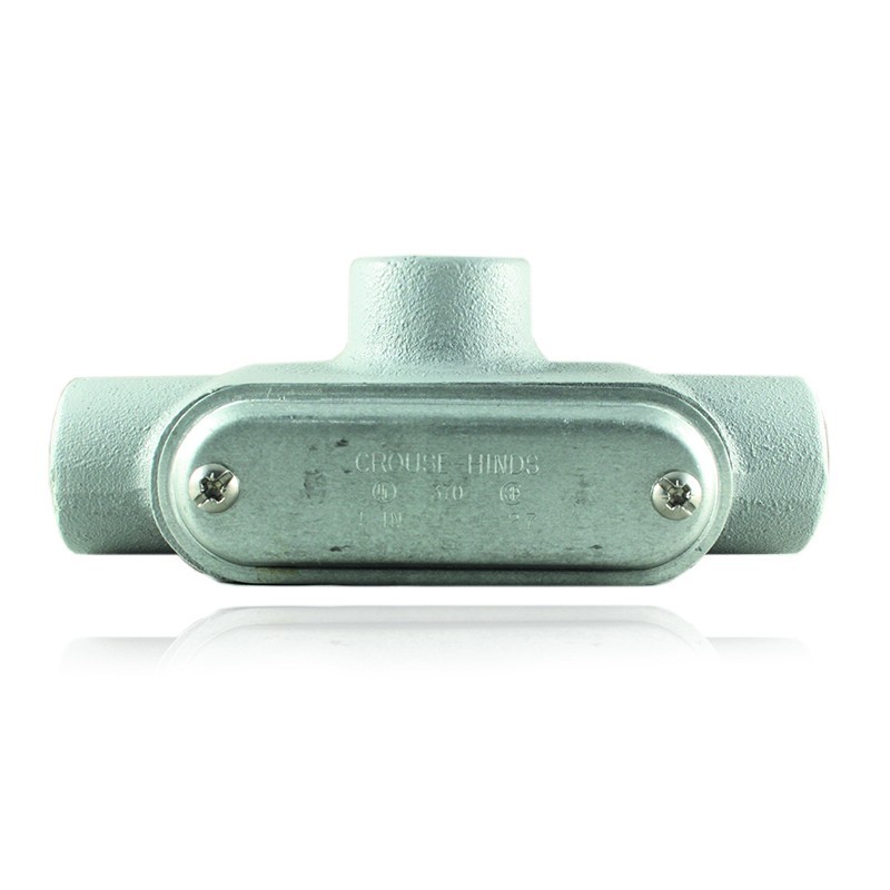 Conduleta CROUSE HINDS Serie 7 NEMA3R Forma- T  1 En Aluminio       640642T37 CG C TAPA Y EMP